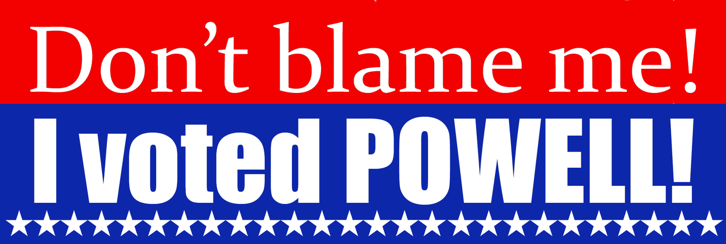 Ed Powell 2024 Bumper Sticker